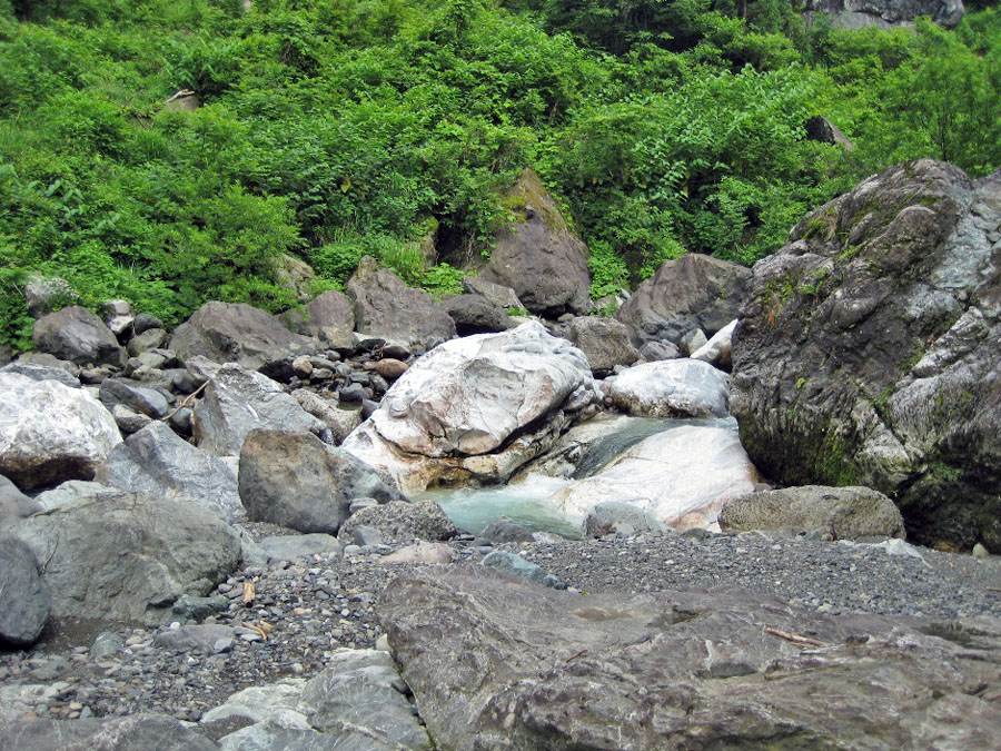 青海川ヒスイ峡の写真