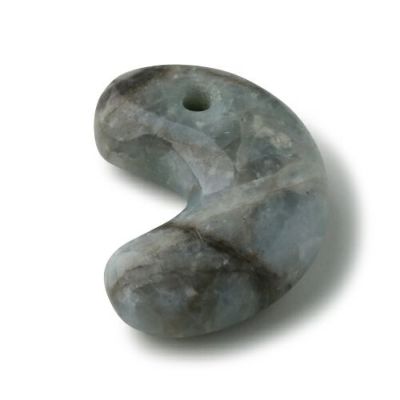 勾玉／青色（入コン沢）ヒスイ | 糸魚川翡翠工房こたき