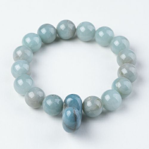 糸魚川翡翠　15〜16㎜　大玉　ブレスレット 糸魚川翡翠15〜16㎜大玉ブレスレット