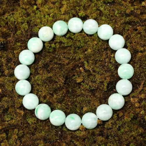 希少、最上級品、国石)糸魚川翡翠ブレスレット、10mm 希少、最高級品、綺麗色)糸魚川翡翠ブレスレット、10mm 糸魚川翡翠