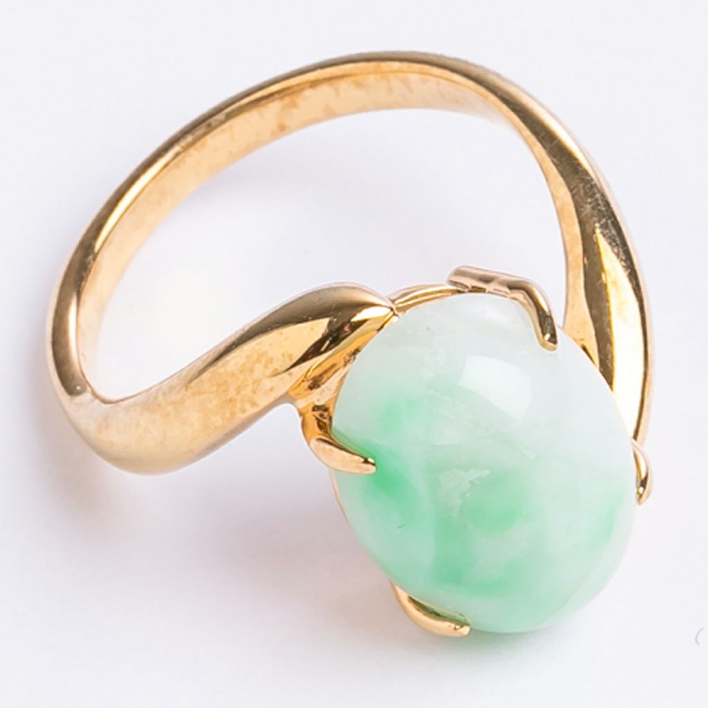 翡翠シルバーリング