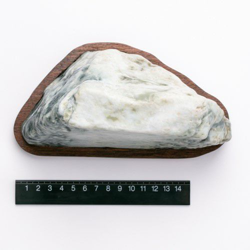床の間用・山の頂・圧搾模様・小滝産・2.6kg】（高品質濃緑色