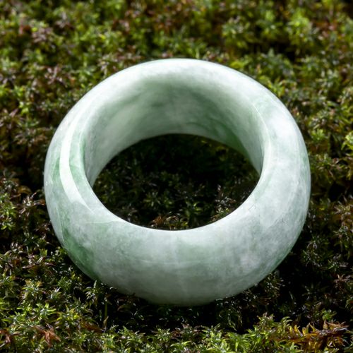 11号・少し幅広・透明感良し】（高品質濃緑色ヒスイ）糸魚川天然