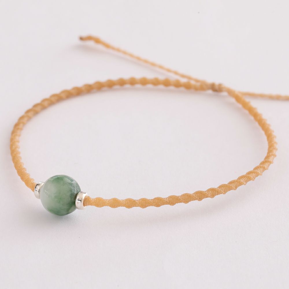 翡翠マクラメブレスレット｜《公式》糸魚川翡翠工房こたき