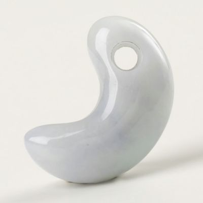 勾玉／白色ヒスイ | 糸魚川翡翠工房こたき